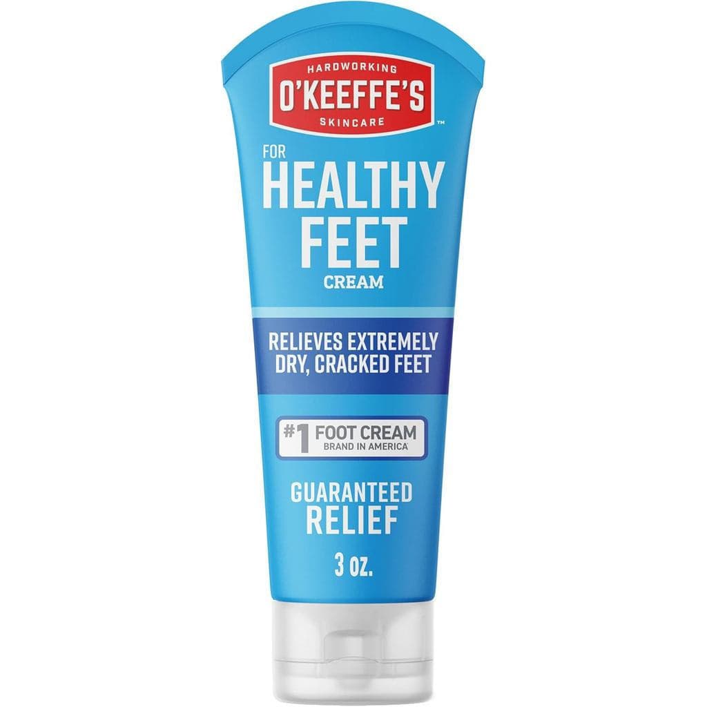 O'Keeffe's para Pés Saudáveis - de 3oz para Viagem (1 Unidade) - Garantido para aliviar desconforto extremo.