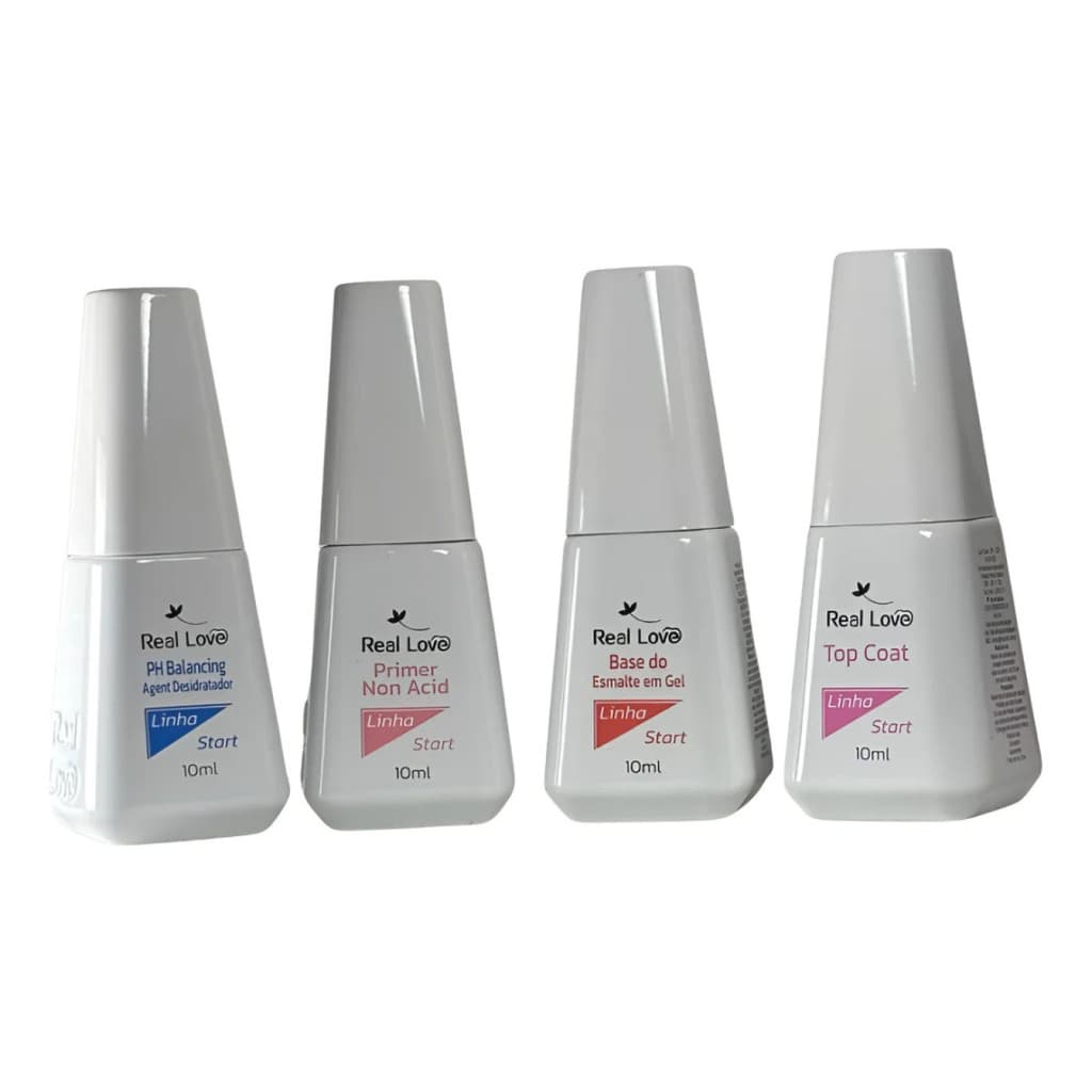 Kit 4 Preparadores Linha Start Real Love 4X10Ml