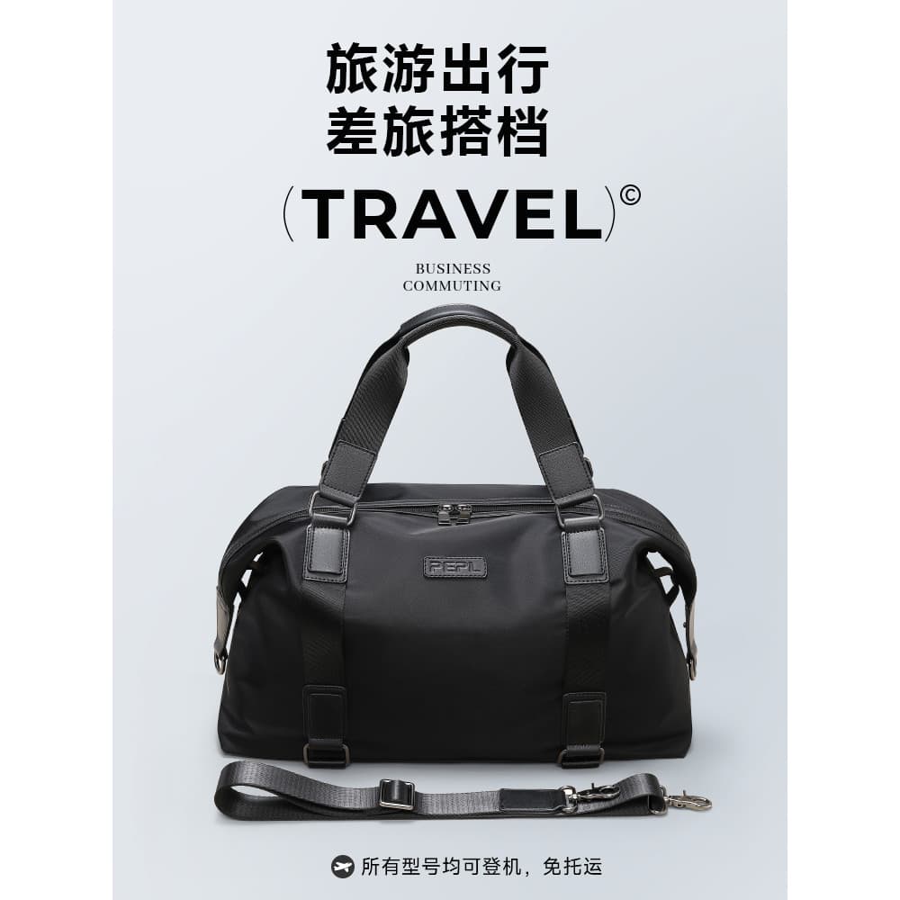 Saco de viagem masculino de curta distância portátil leve seco molhado separação saco de bagagem grande capacidade femin