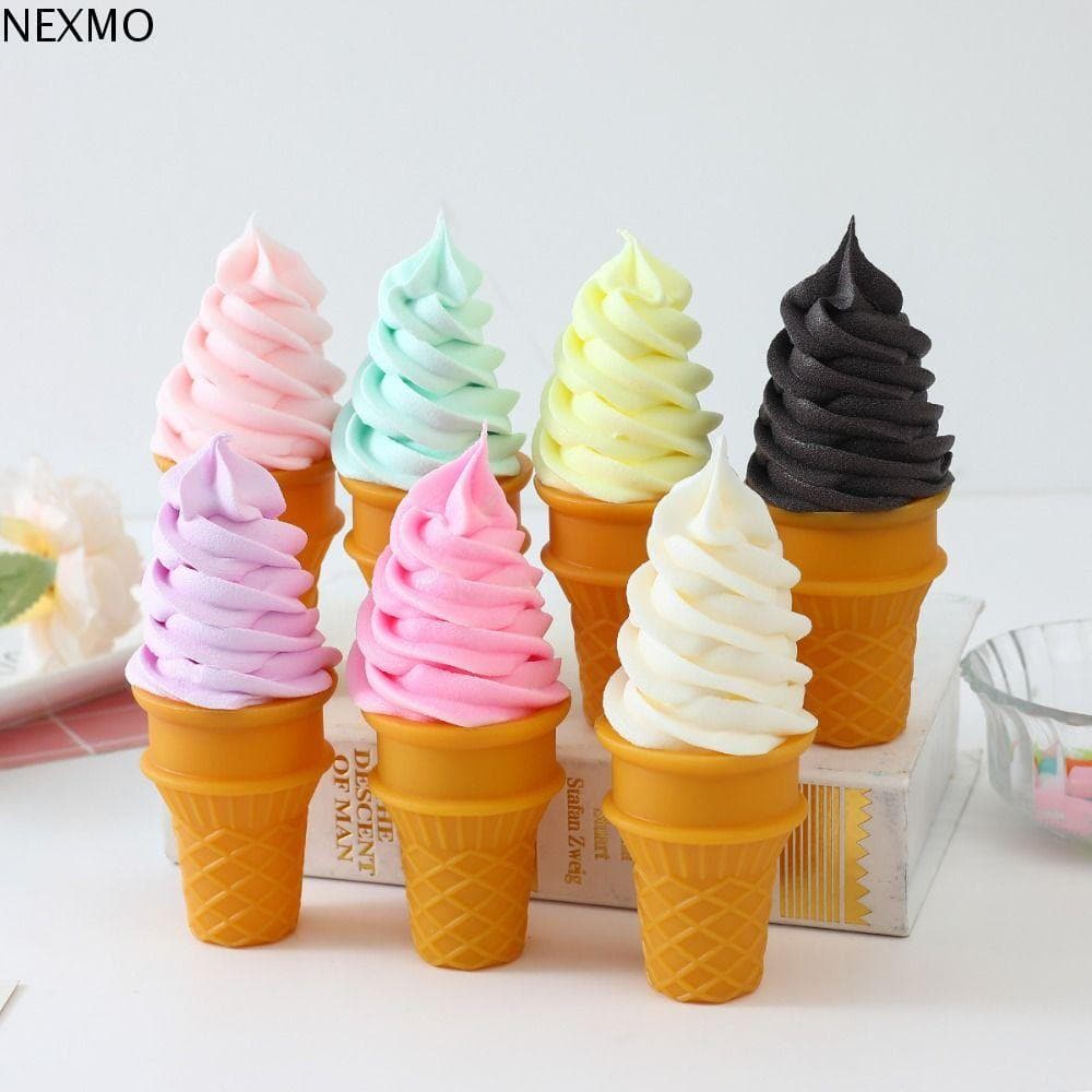 Modelo De Sorvete NEXMO , De Simulação Crocante De Comida Falsa , Artificial Realista De Material De PVC