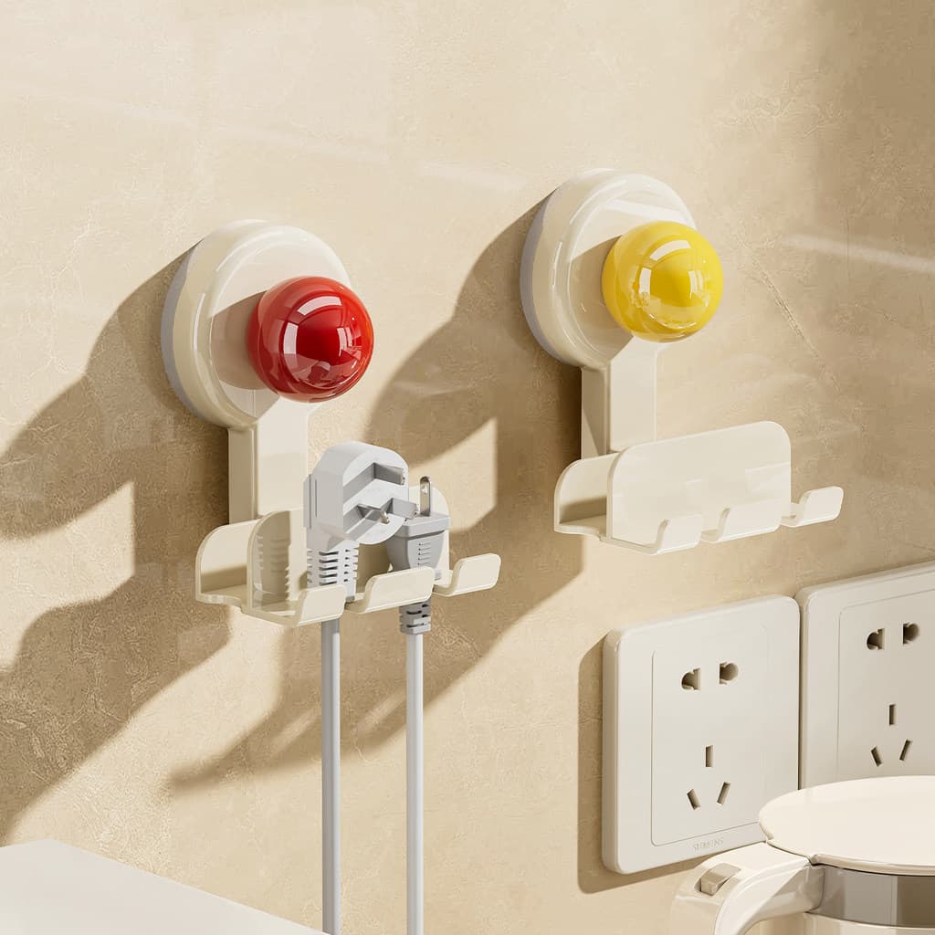 Ventosa Plug gancho soquete cabeça de carregamento titular perfuração-livre cozinha eletrodomésticos fixados na parede c