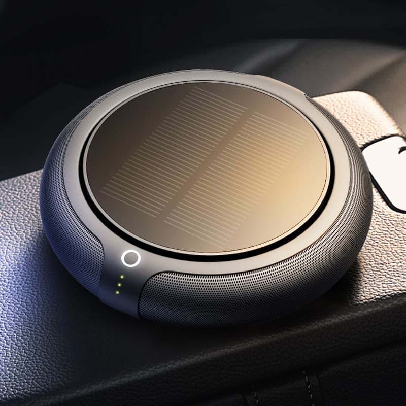 Purificador de ar Solar para carro, difusor de Aroma para carro, melhora o ar interno e remove Odor no interior