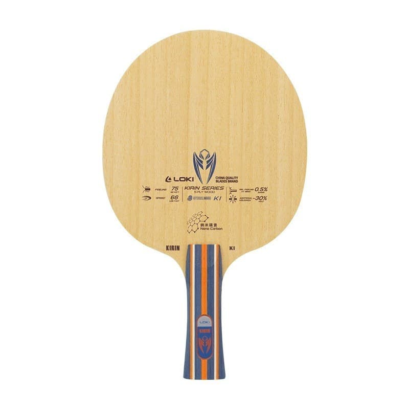 Raquete De Tênis De Mesa Loki Kirin K2 Placa De Base De Ataque Rápido Tipo K1 Madeira Maciça K3 Horizontal