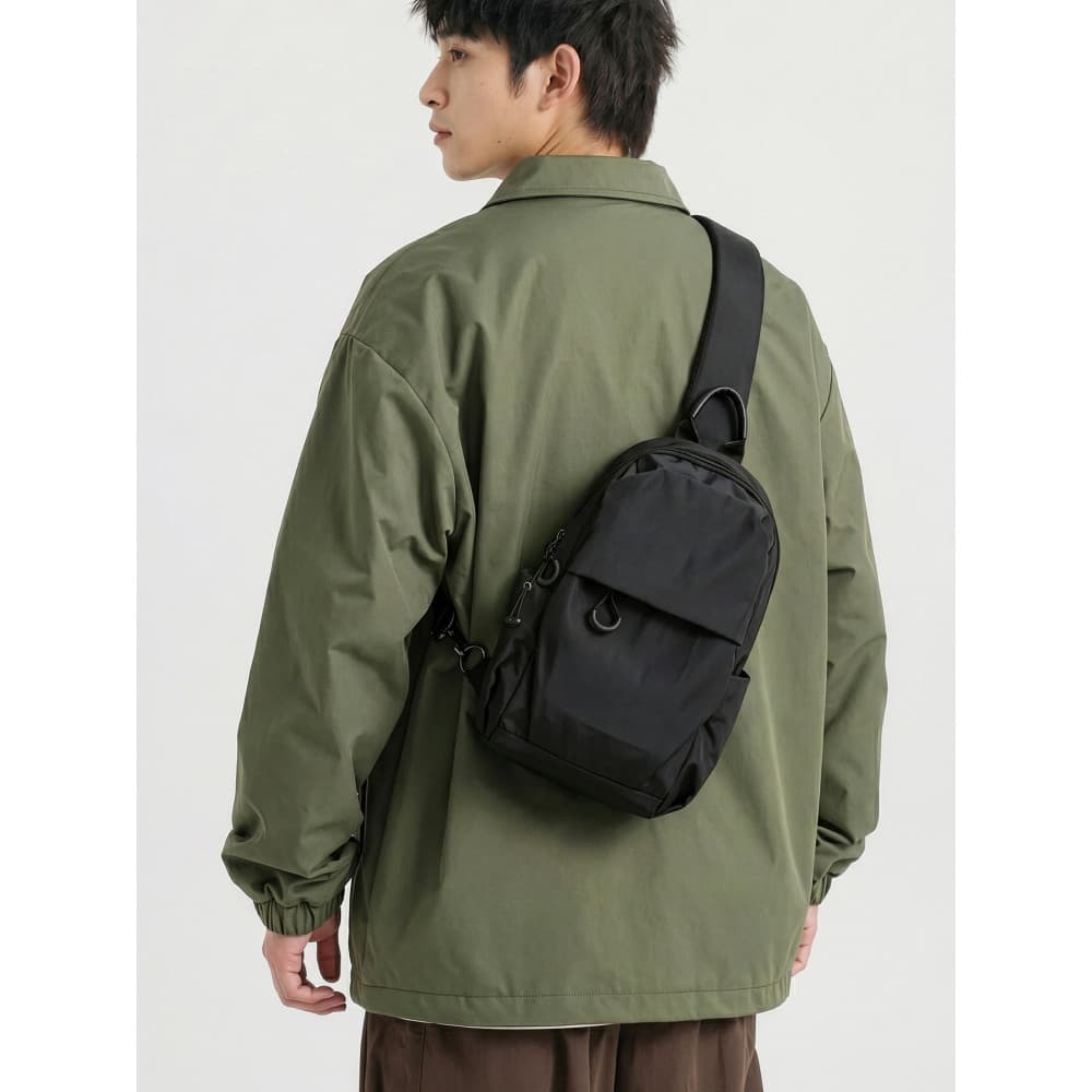 Bolsa de peito masculina bolsa mensageiro bolsa portátil de grande capacidade bolsa de ombro leve bolsa de viagem ciclis
