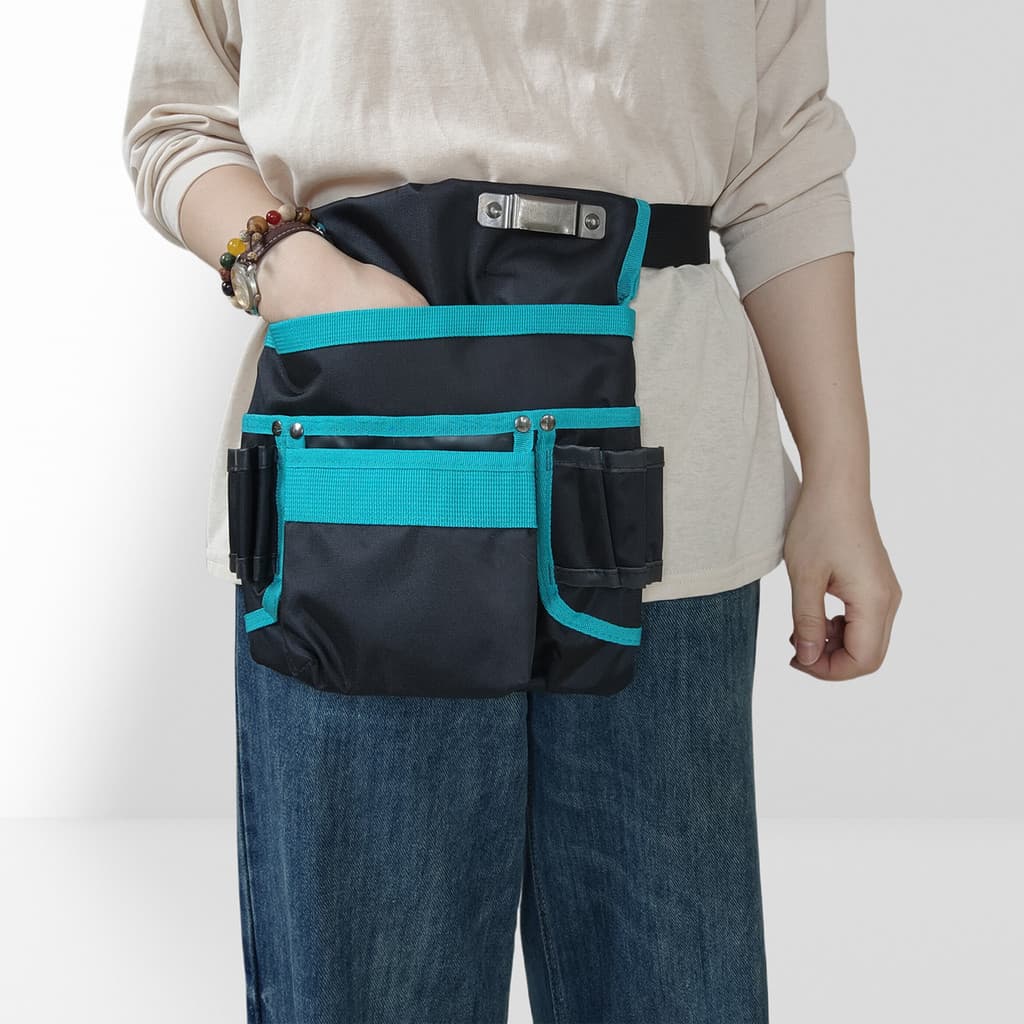 Bolsa de ferramentas resistente de venda quente de comércio exterior Bolsa de cintura Oxford multifuncional de grande ca