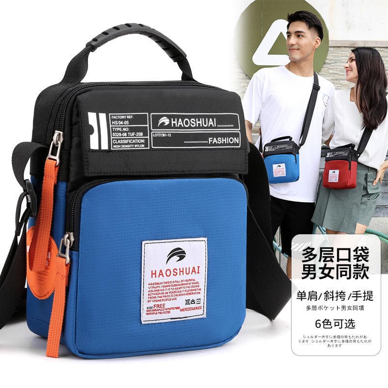 Comércio exterior novo estilo das mulheres dos homens saco do mensageiro moda Casual bolsa de ombro saco de esportes ao