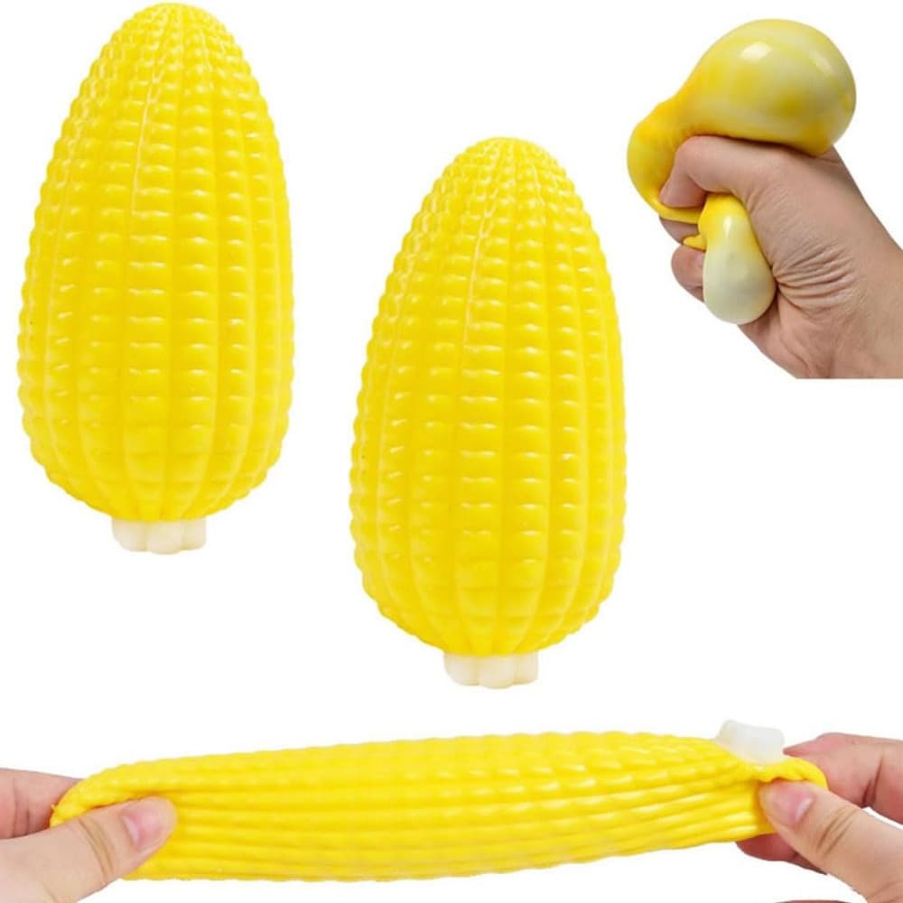 Brinquedos macios em forma de milho, brinquedos de descompressão modeladores, têm características de recuperação lenta,