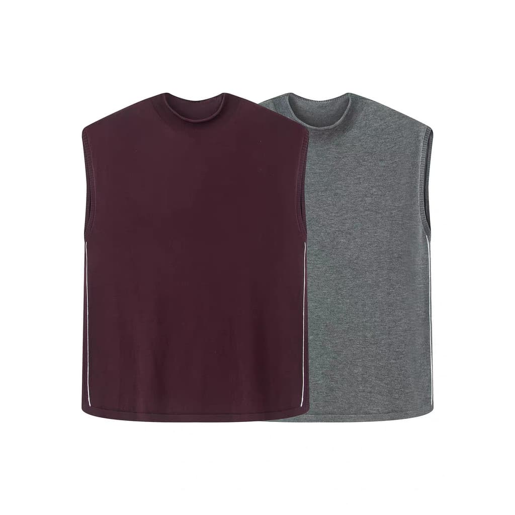3-2 malhas femininas verão novo estilo moda colete Casual solto mais magro olhar sem mangas colete superior