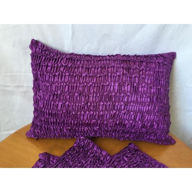 Multicolor simulação tecido de seda tridimensional dobrável fronha sofá encosto modelo quarto capa de almofada 30X45CM