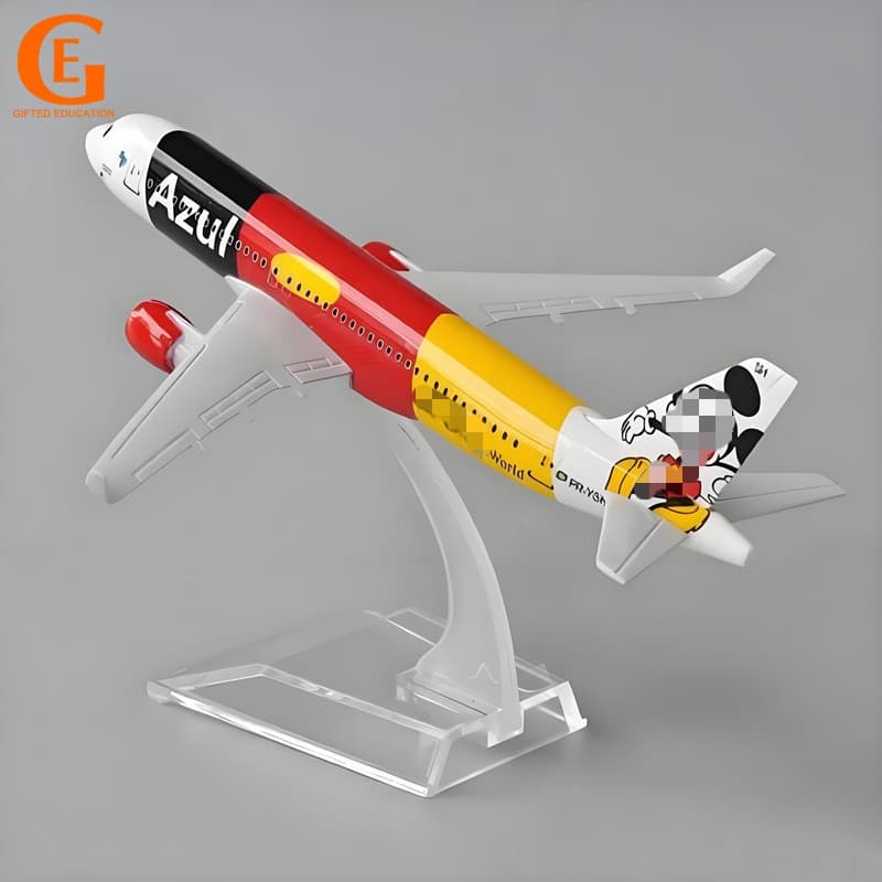 Diecast Metal Airbus 320 Modelo De Aeronave Azul Brasileira Airlines Air Miniatura A320 Avião Brinquedo SODS BAF9