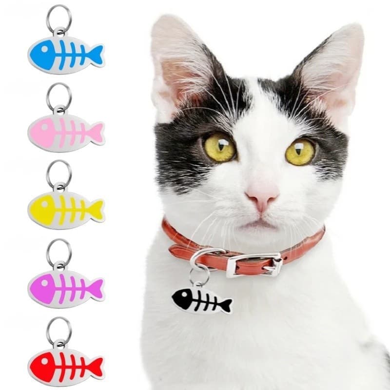Etiqueta De Cachorro Personalizada Para Animais De Estimação , Nome De Identificação , Placa , Pingente Anti-Perda , Gat