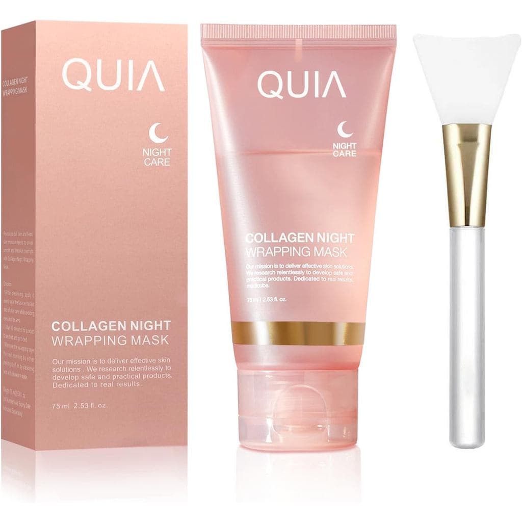 Máscara Facial Coreana QUIA, Máscara Peel Off de Colágeno, Máscara Facial para Cuidados com a Pele - Máscara Facial Core