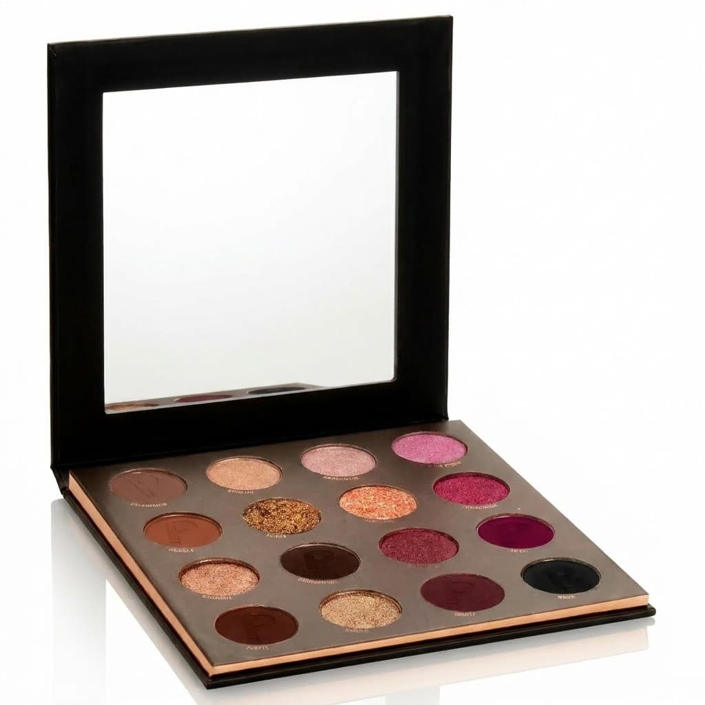 Paleta De Sombras 16 Cores Preciosos Pam By Pamella Alta Pigmentacao Matte Cintilante Maquiagem