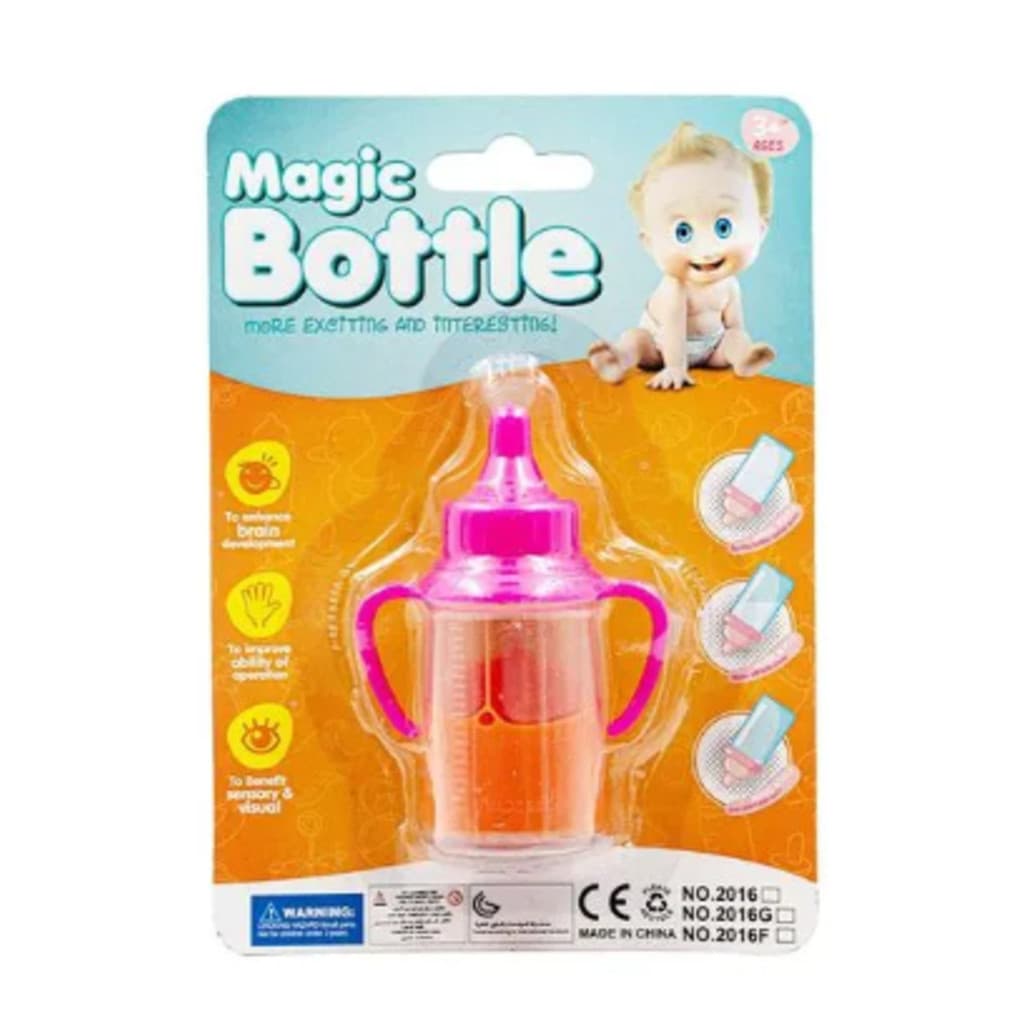Mamadeira Mágica para Boneca – Leite e Suco