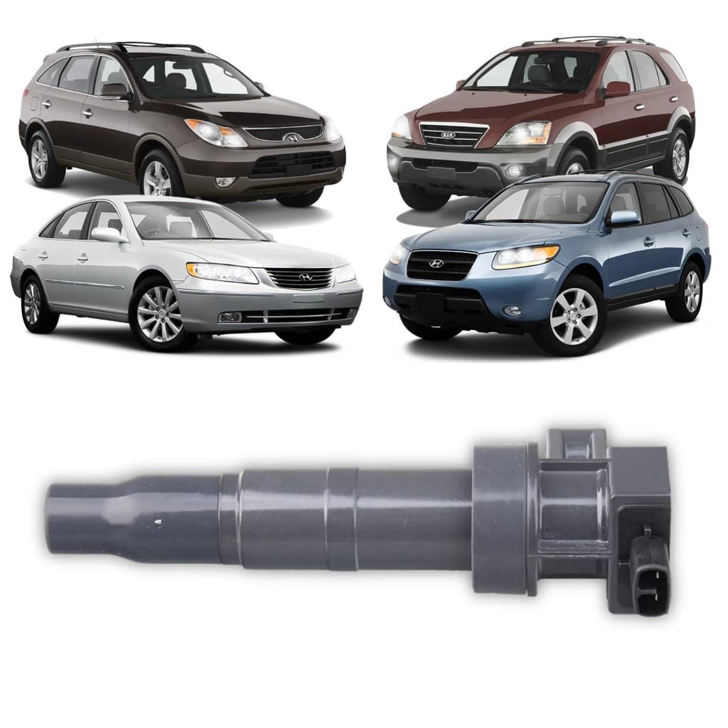 Bobina Ignição Azera Santa Fé Veracruz V6 Sonata Kia Sorento