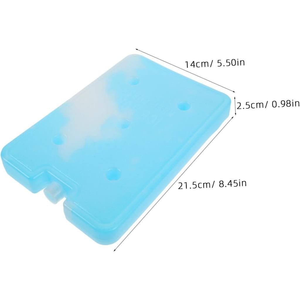 Blocos de Gelo: Grandes, Reutilizáveis para Freezer - Gelo para Almoço - Resfriamento para Viagens de Camping e Eventos