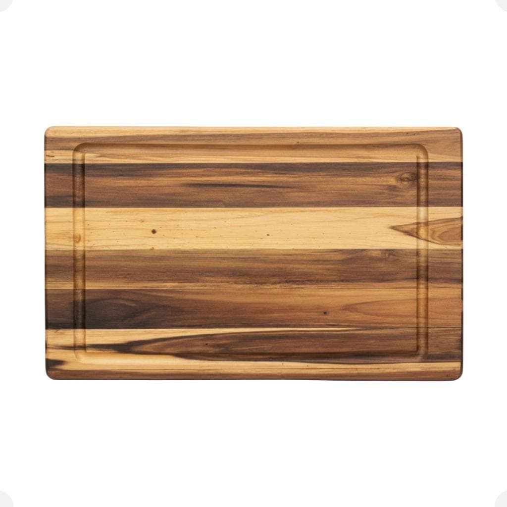 Tábua Madeira Churrasco M 40x24,5 Retangular Corte Carnes Porções Cozinha Gourmet Qualidade Durável