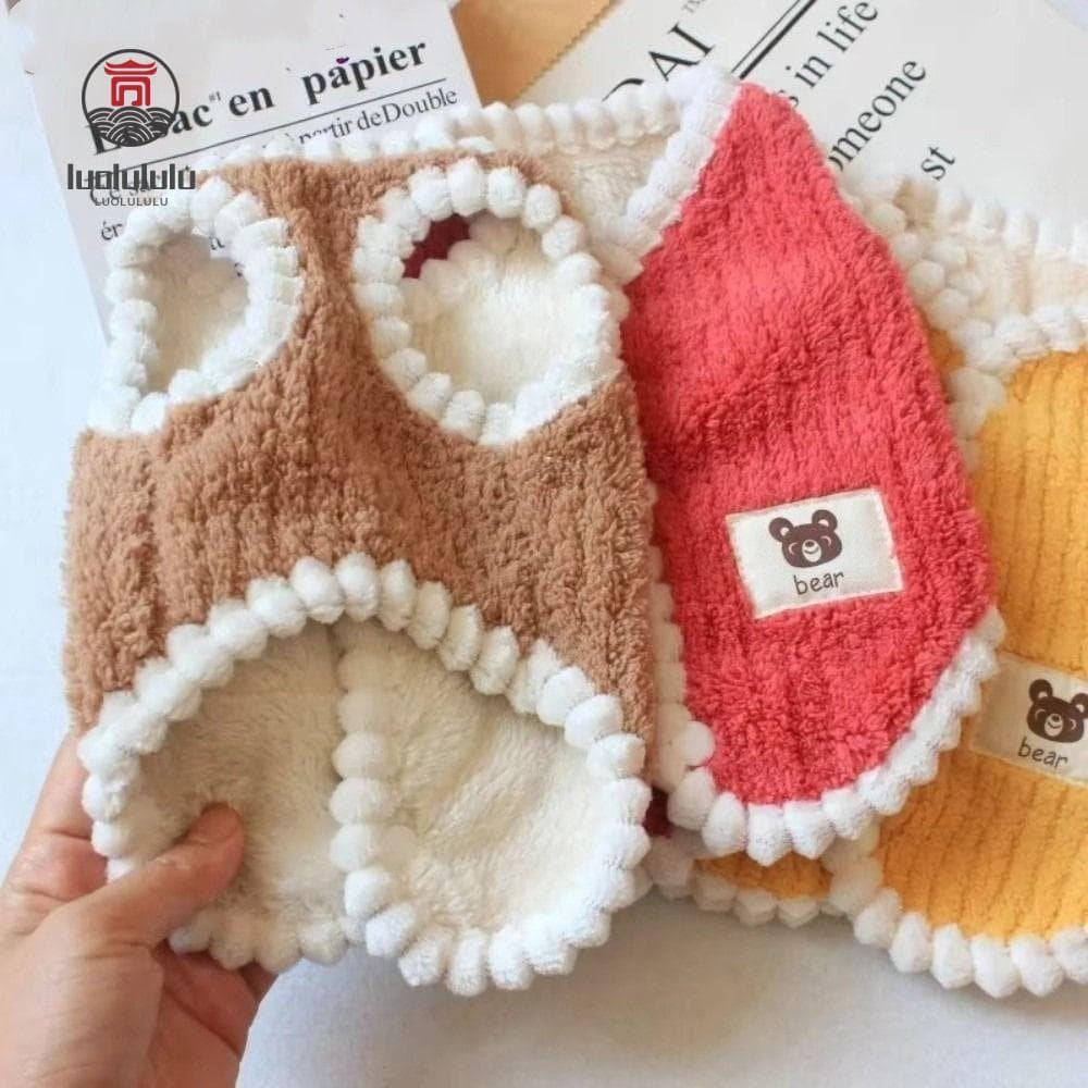 LUOLULULU Roupas Para Animais De Estimação , Casaco Quente De Inverno Cachorro Buldogue Francês , Lã Macia Chihuahua Yor