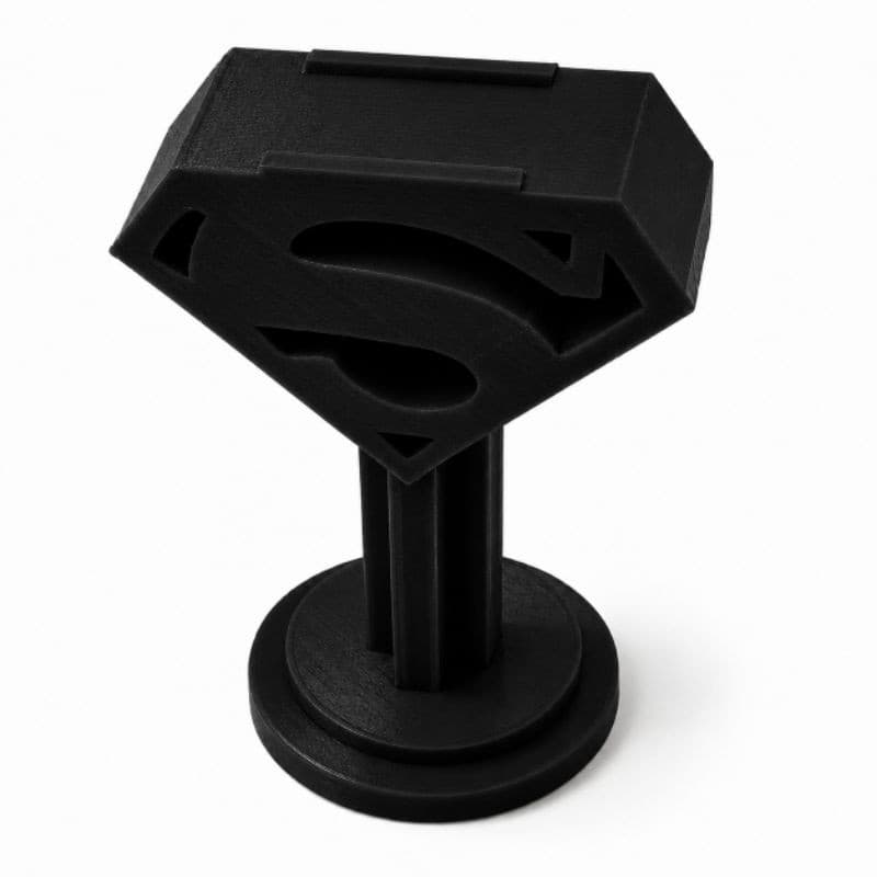 Suporte Headset Superman Gamer Geek  Base para Fone de Ouvido Decorativa