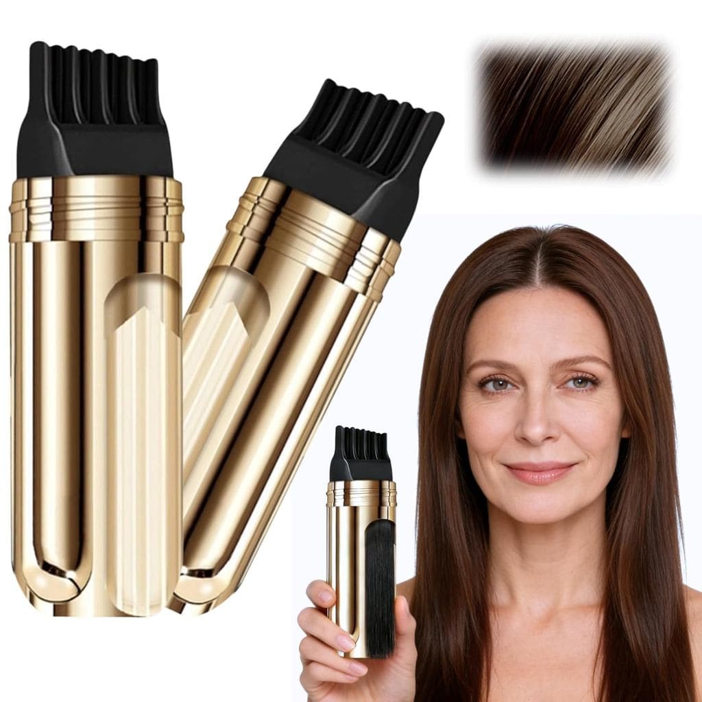 Pente de Coloração de Cabelo 2 em 1 Prático para Cabelos Grisalhos, Pente de Coloração Instantânea para Mulheres e Homen