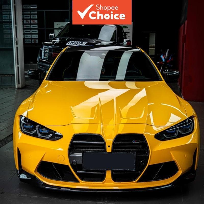 Adesivo Decalque Autoadesivo De Rolo De Vinil Amarelo Brilhante Para Liberação De Ar De Motocicleta De Carro