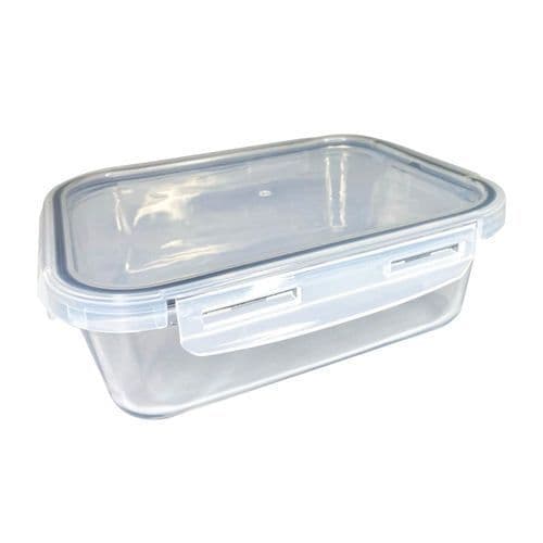 Pote de Vidro Hermetico para Alimentos com Tampa Plastica 1040ml