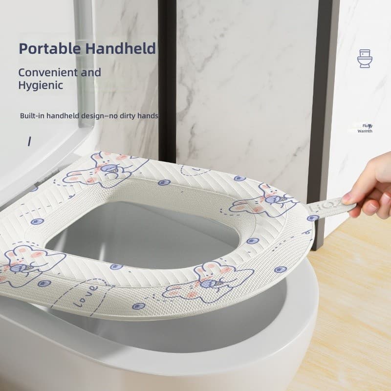 Assento sanitário à prova d'água de EVA, quatro estações, assento de vaso sanitário de espuma Universal, assento de vaso