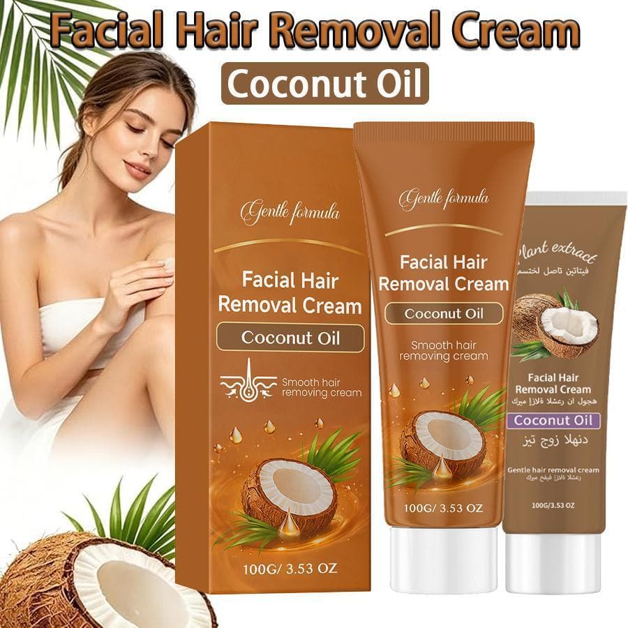 Creme De Remoção De Pelos Para Rosto 100g , Hidratante Suave , Portátil , Calmante , Removedor Faciais , Bochechas , hon
