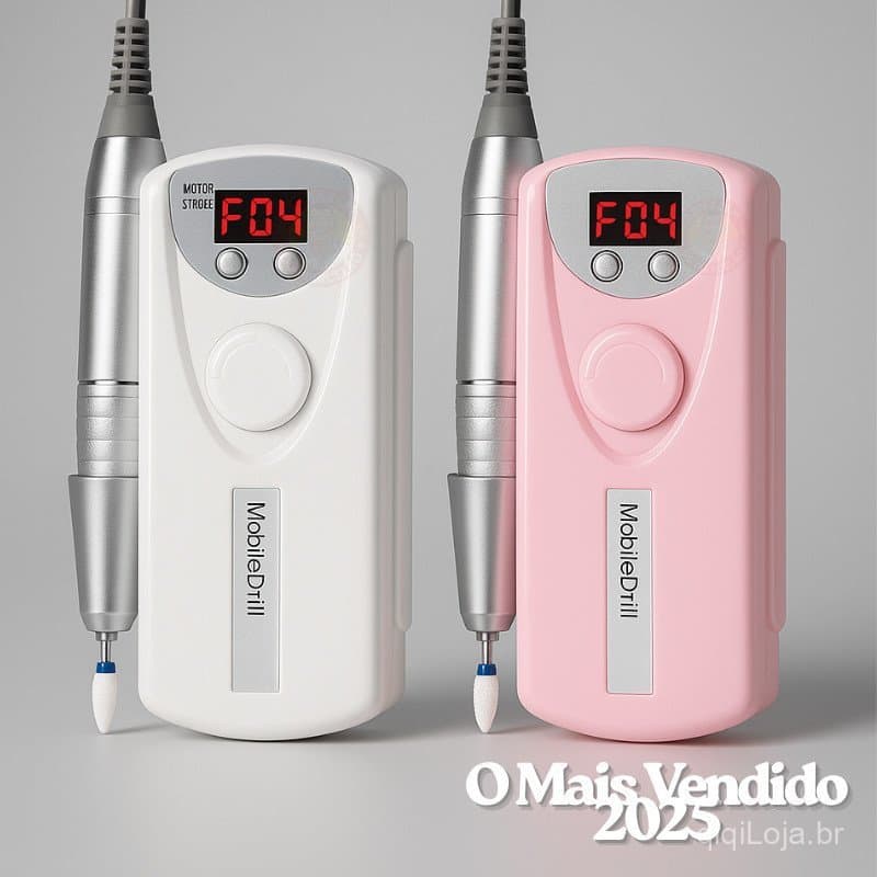 Motor Lixadeira Portátil 35.000 Rpm Bivolt De Unhas Elétrica Micro Profissional Sem fio