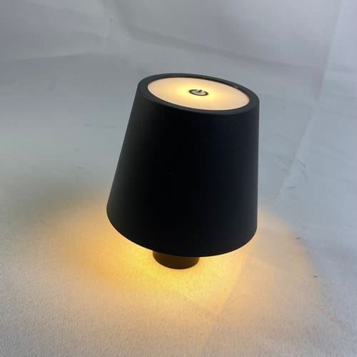 Mini Luminária Led Portátil Decorativa Iluminação Econômica Preto