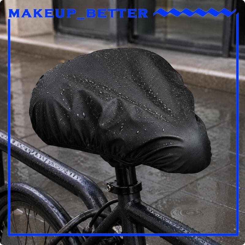[Makeup_better] Capa De Assento De Bicicleta Protetor De Selim À Prova D'água Tecido Oxford Acessório De Ciclismo Para D