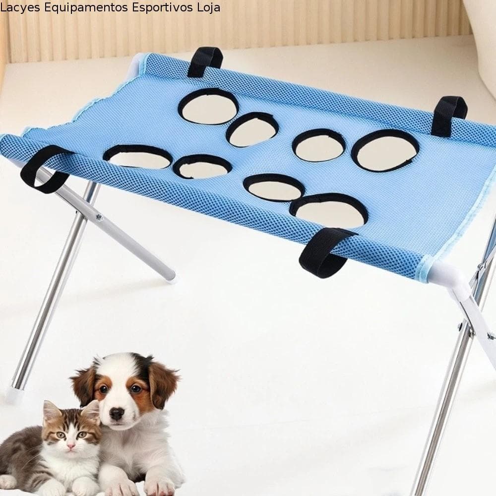 Rede Para Cuidados Com Animais De Estimação LACYES , Suporte Ajustável Antiarranhões Cortar Unhas De Cachorro , Estação