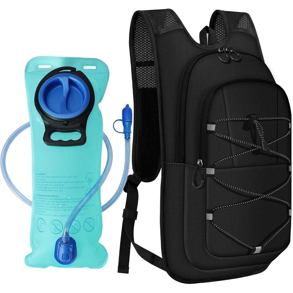 Mochila de Hidratação MIYCOO – Mochila Leve para Caminhadas com Reservatório de Água de 2 Litros, Colete de Hidratação p