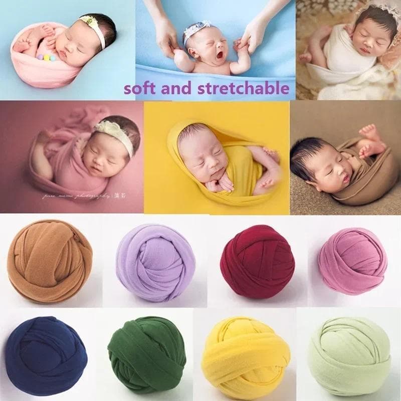 Adereços Para Fotografia De Recém-Nascidos , Cobertor , Envoltório Foto De Bebê , Panos De Leite , Algodão Elástico , Ce