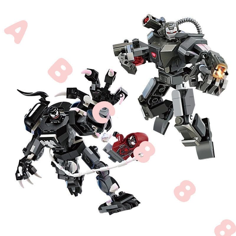 Transformers robot mech Crianças brinquedos educativos blocos de construção compatível lego Marvel