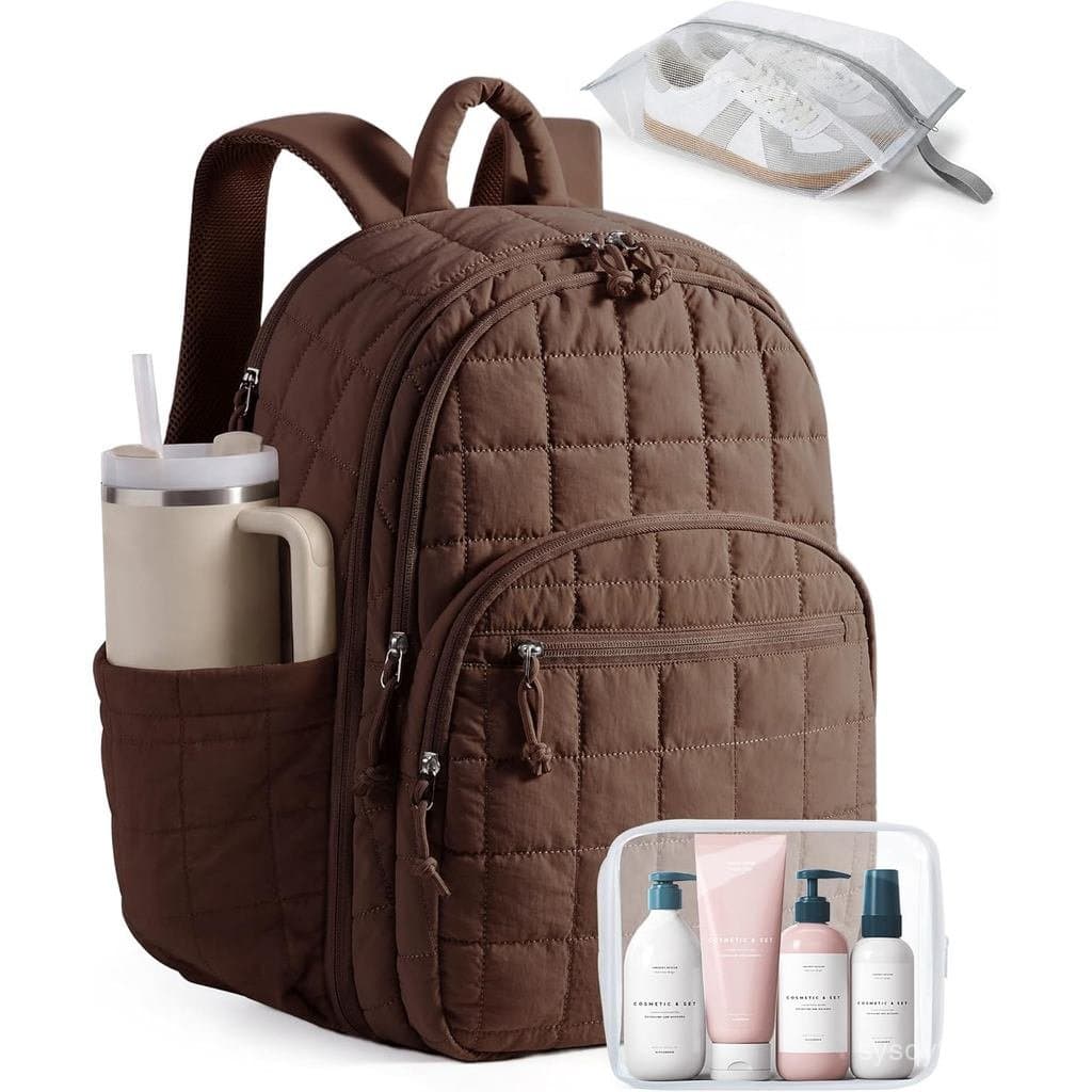 Mochila para Laptop BAGSMART College, Mochila de Viagem para Mulheres, Mochila Acolchoada Aprovada para Transporte Aéreo