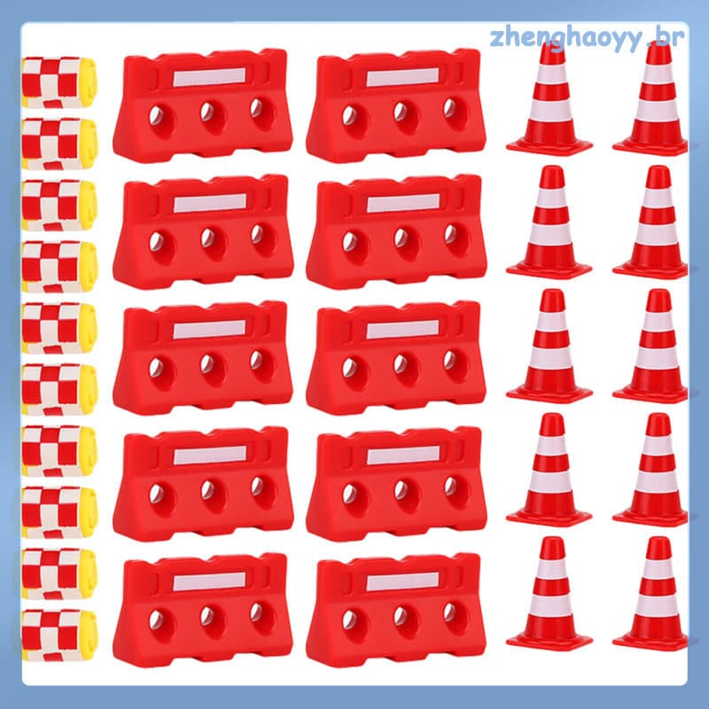 🧸 30pcs Brinquedo Educativo de Trânsito para Reconhecimento de Placas