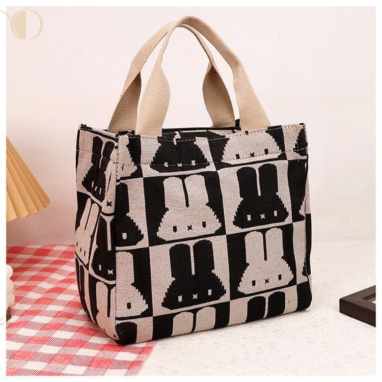 Bolsa Casual De Lona Para Lancheira-Bento Versátil Uso Diário