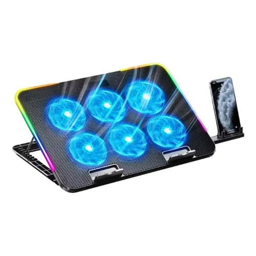 Suporte Cooler Rgb Para Notebook 17 Polegadas Delta B3162