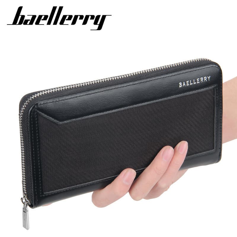 | 【carteira masculina couro】 | carteira masculina original masculina grande ✶Baellery carteira longa moda negóc