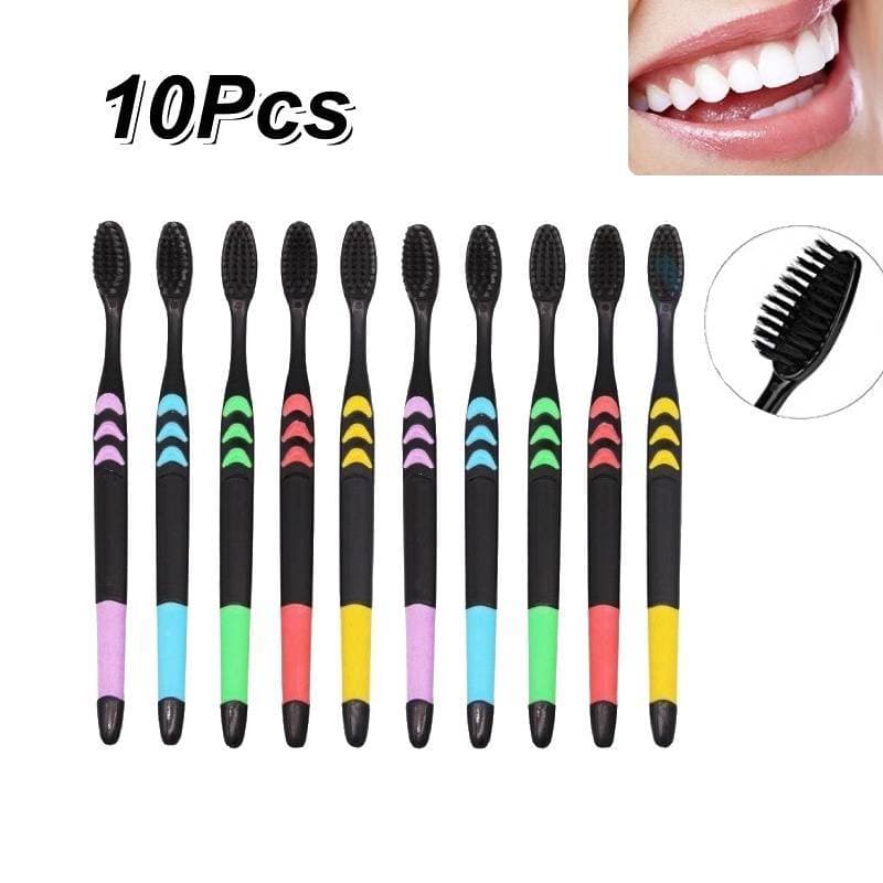 Pacote De Escova De Dentes Original Ultra Macia Com 10 Modelos Clássicos De Limpeza Profunda Para Banheiros Med
