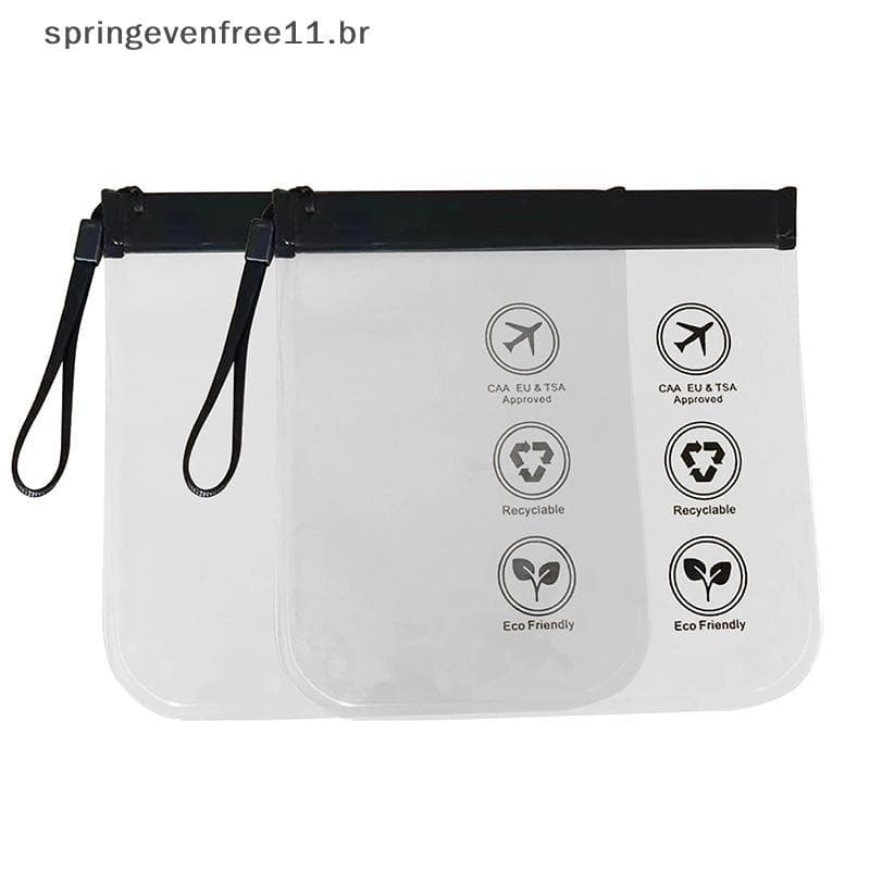 Primavera Bagagem Transparente Uso De Viagem À Prova De Vazamento Vôo Compõem Saco Dwaterproof Água Para Mulheres Reutil