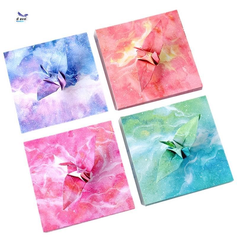 Kit De Origami Dupla Face De Papel Para Decoração De Álbum De Recortes