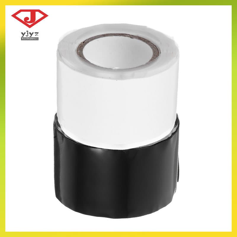 2 Rolos De Fita De Reparo À Prova D'água De Silicone Autovedante De Vazamento Para De Mangueira De Tubos Yujingyouzhang