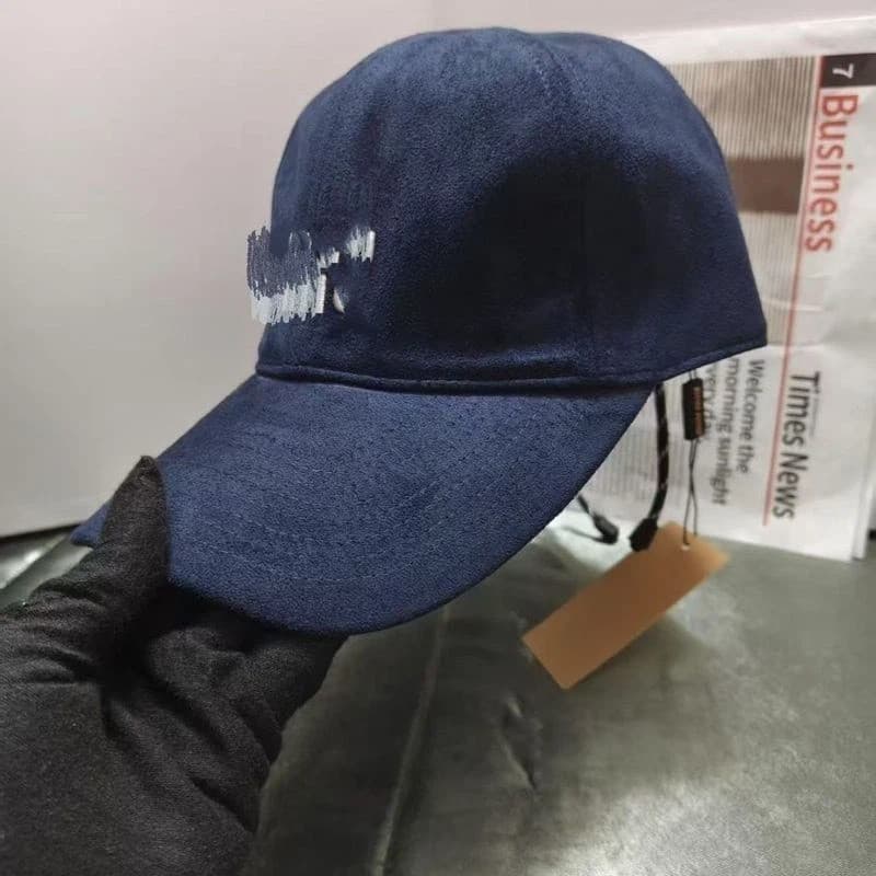 Chapéu novo estilo camurça versão carta bordado boné de beisebol moda protetor solar masculino feminino All-Match boné d