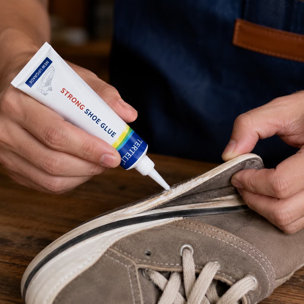 Kit Cola Forte Para Sapatos Tênis Sandálias Reparo De Sola Calçados