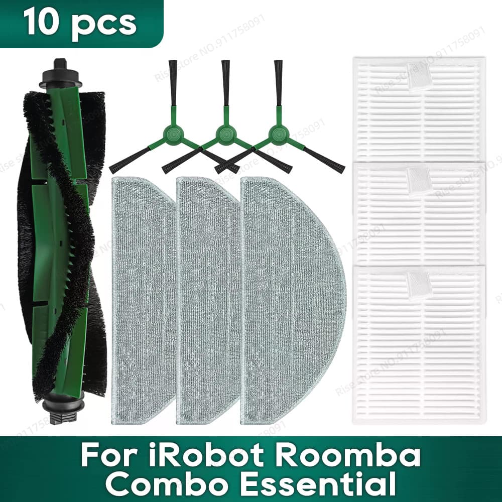 Para iRobot Roomba Combo Essential , (Vac) , 105/105X , 104 Acessórios Combinados