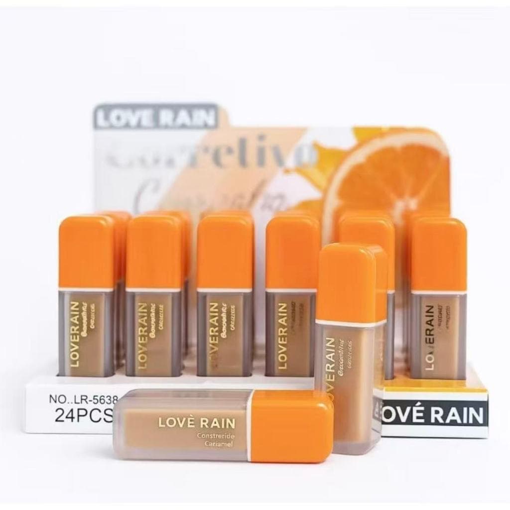 BOX C/24 Corretivo Líquido Concealer Love Rain - Perfeito para o Dia a dia - LR-5638