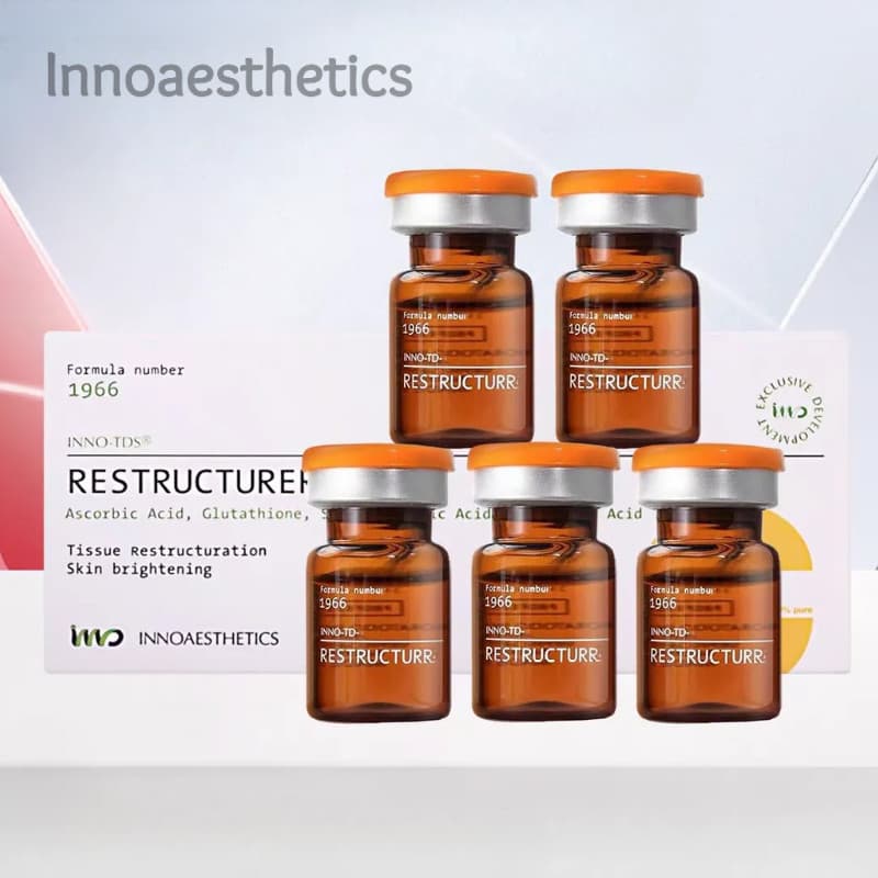 Innoaesthetic Restoructurer Ampoule Serum Ilumina A Pele Opaca Desbota Manchas Escuras Hidrata Profundamente Danificada