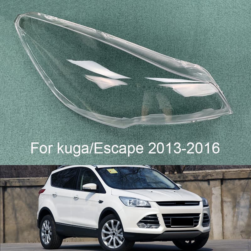 Para Ford Kuga Escape 2013 2014 2015 2016 Farol De Vidro Transparente Capa Substituir Abajur Original Acessórios Do Carr